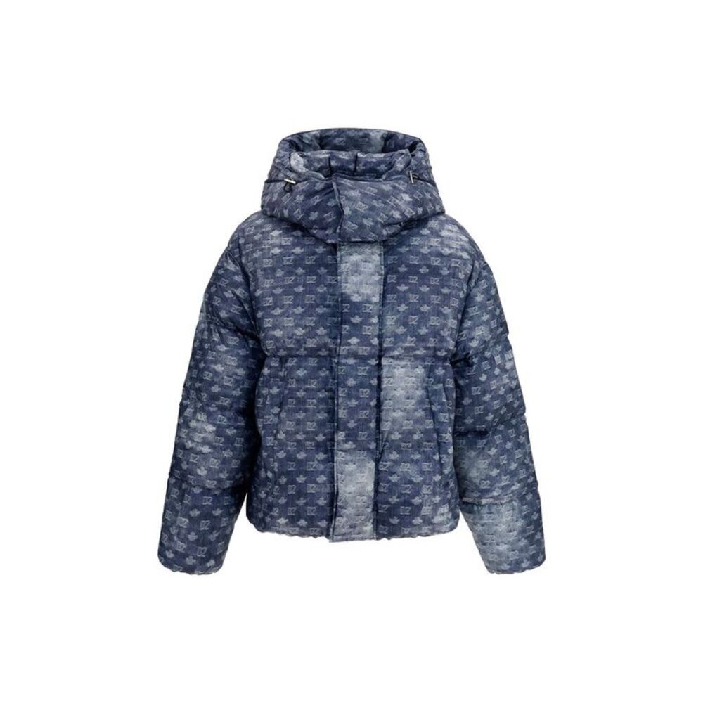 Dsquared² Blue Polyester Full-Length Men's Jacket